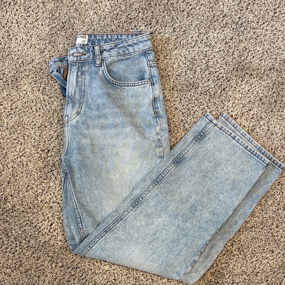 We The Free Light Blue Boyfriend Jeans